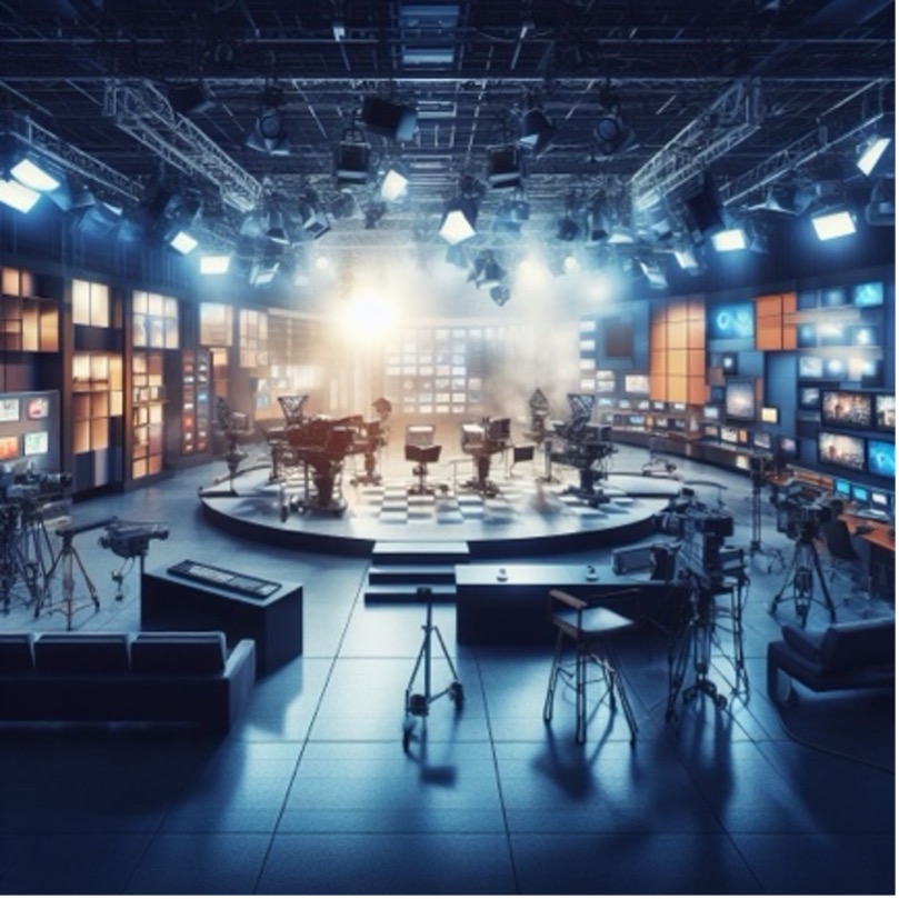 The Studio Floor by Bing Image Creator