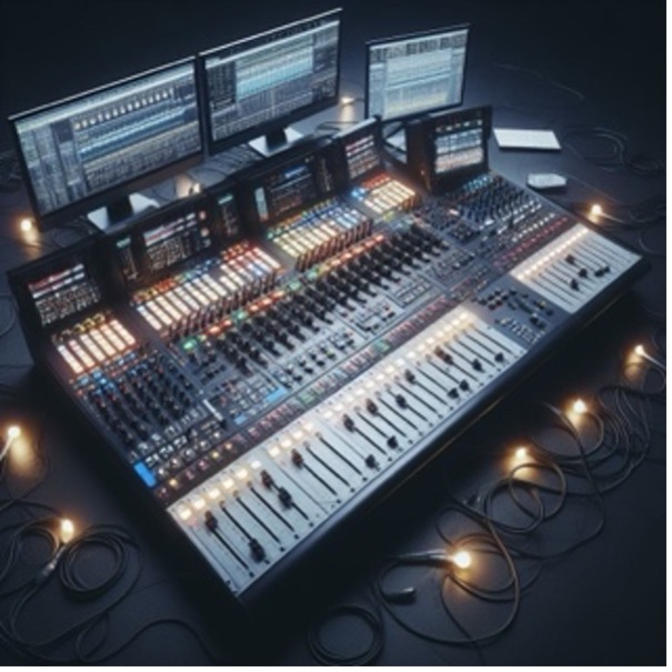 Audio Console by Bing Image Creator